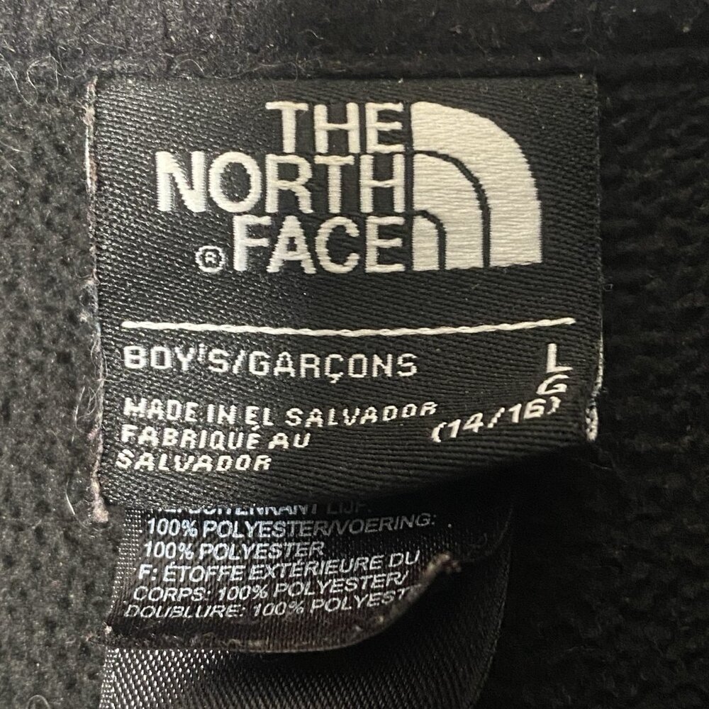The North Face Boys WindWall Full Zip Jacket Black Size L (14/16) Coat - Picture 3 of 9